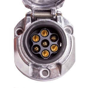 Lucidity 7 Pin Metal Trailer Socket - 196408000721