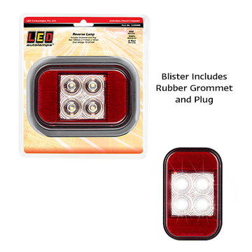 LED Autolamps Rectangle Reverse Recessed Module or Insert  - 133WMG