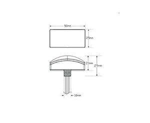 LED Autolamps 5025AM2 Amber Side Marker/Side Direction Marker - Pair