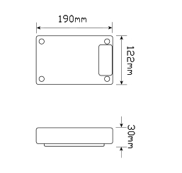 LED Autolamps J3WM dimensions
