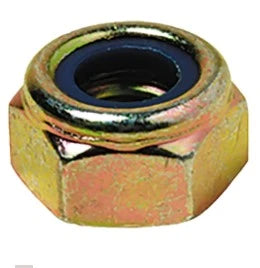 Hex Nylon Insert Nut - Metric