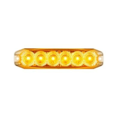 LED Autolamps 120035AM Amber Emergency Lamp SAEJ595 Class 1