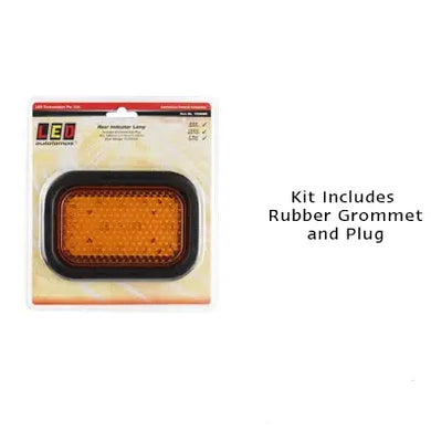 LED Autolamps 130AMG Rectangle Indicator Module or Insert - Each