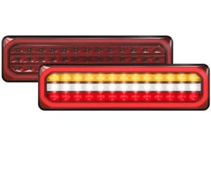 LED Autolamps 3853ARWM Stop/Tail/Indicator/Reverse Tail Lamps w/ CSB Plugs - Pair