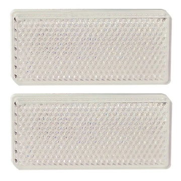 LED Autolamps 7030WB White Stick On 70 x 30mm Reflectors - Each