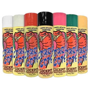 Cobra Cote: The Cockpit Protector - Cleans & Shines - Anti-static Scented Spray