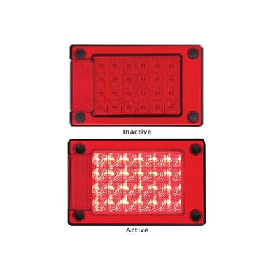 LED Autolamps J3RM LED Stop/Tail Module & Insert 12/24 Volt - Each