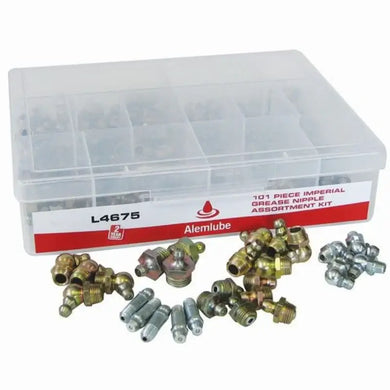 Alemlube Imperial Grease Nipple Kit 101 piece - L4675