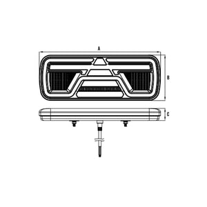 Roadvision BR360 Series Stop/Tail Sequential Indicator - Pair