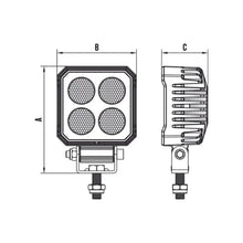 Roadvision 94 Series Square LED 32W Flood Lamp - RWL9424SF