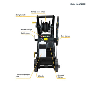 Vyking Force 2465PSI Induction Electric Pressure Washer Kit - VF2465I