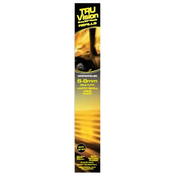 Tru Vision Wiper Refill 8mm Plastic Back - Box of 20