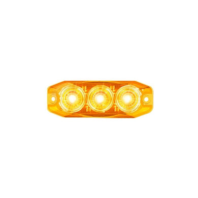 LED Autolamps 11AM-2 Amber Lens Rear Indicator Lamp - Pair