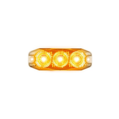LED Autolamps 11CAT1M-2 Clear Lens Front Indicator Lamps - Pair