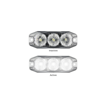 LED Autolamps 120033WM White Emergency Lamp SAEJ595 Class 1