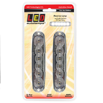 LED Autolamps 12WM-2 Reverse Lamps - Pair