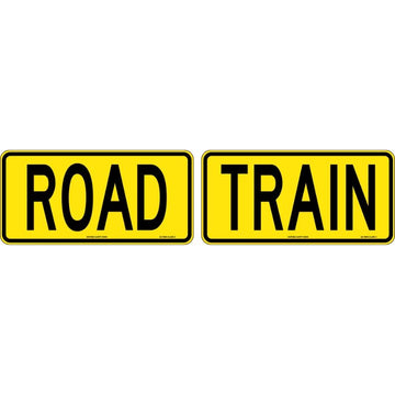 Road Train Decal Sign 510mm x 250mm - 130.0044