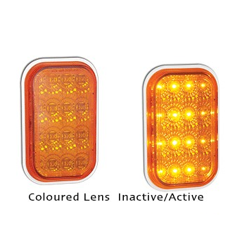 LED Autolamps 131AM Rectangle Indicator Lamp Module or Insert - Each