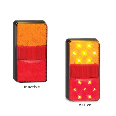 150 Series LED Autolamps Stop/Tail/Indicator Lamp w/ Reflex Reflector