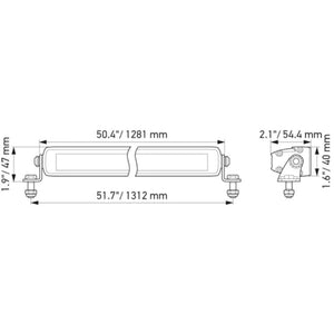 Hella LED Black Magic Slim Lightbar - 1FJ358176331