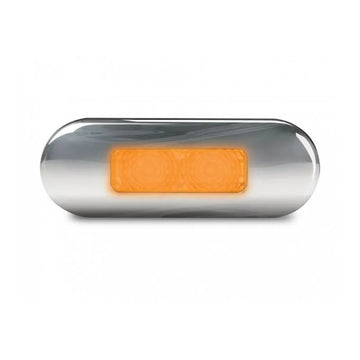 Hella DuraLED Amber Flush Mount Front End Outline Lamp - 2060SHE