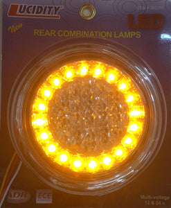Lucidity Round LED Stop/Tail/Indicator Combination Lamp - Each