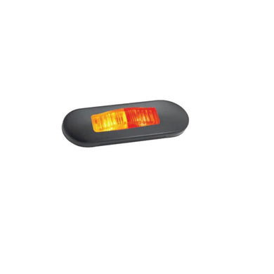 Lucidity Slim Line Amber/Red LED Side Marker Lamp - Premium Black Series