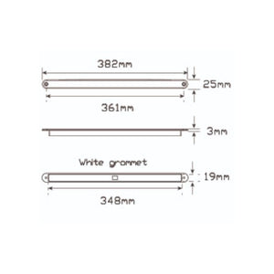 LED Autolamps 380CSEQ-2 Sequential Indicator Strip Lamp - Pair