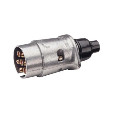 Narva 7 Pin Large Round Metal Trailer Plug - 82161BLNA