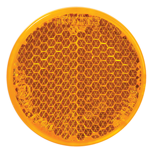 Narva 83991BL Amber Stick On 42mm Round Reflector - Pack of 2