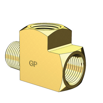 Brass Run Tee Female Thread