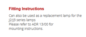 LED Autolamps J3WM fitting guide