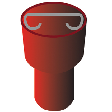 Red Insulated Female Blade Terminal