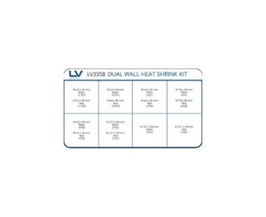 LV Automotive LV3358 Dual Wall Heatshrink Kit 88 pieces