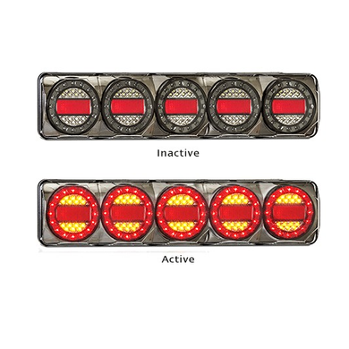 Maxilamp 5 Combination Stop, Tail, Indicator Lamp With Reflector
