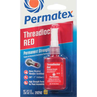 Permatex Permanent Strength Threadlocker Red 10ml - PX26210