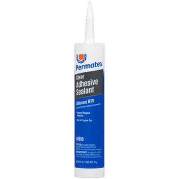 Permatex Clear RTV Silicone Adhesive Sealant - Various Sizes