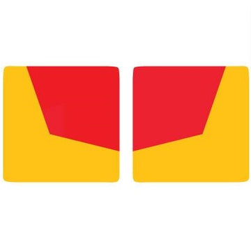 Fleetline Class 400 DNOTV Red/Yellow Marker Sticker - Each