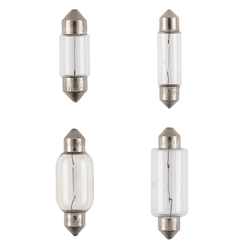Narva 24V Festoon Globes Box of 10 - Various sizes