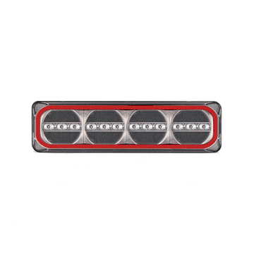 LED Autolamps 520 Series Maxilamps - Stop/Tail & Sequential Indicator - Each